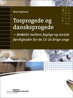 cover image of Tosprogede og dansksprogede